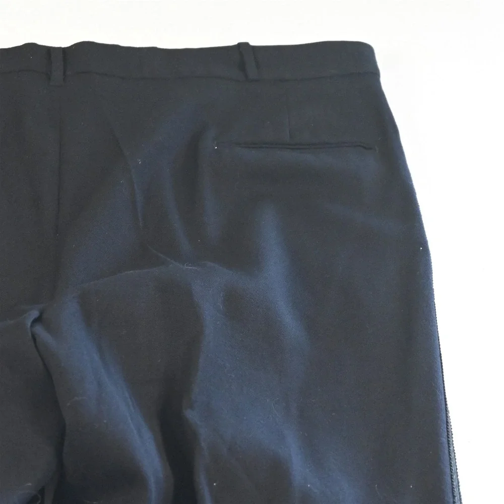 Vtg Bespoke‎ 40L 42x34 Black Wool Shawl Capt Nautical Mens Jacket Pants Tuxedo